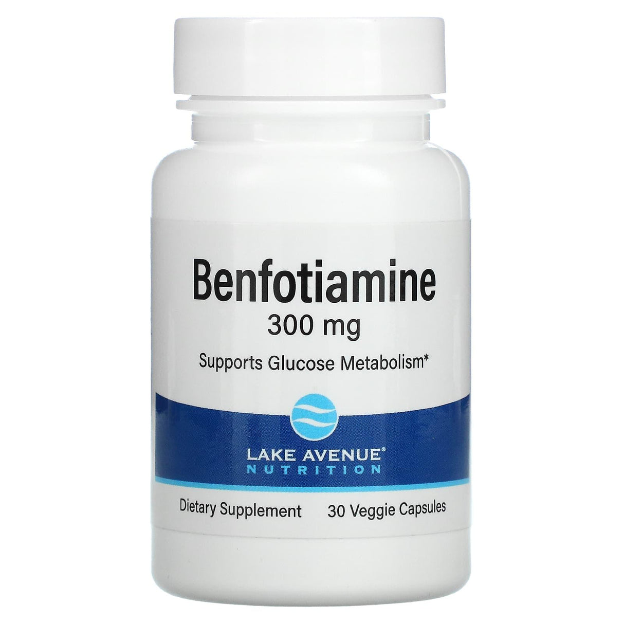 Lake Avenue Nutrition, Benfotiamine, 300 mg, 30 Veggie Capsules - Supply Center USA