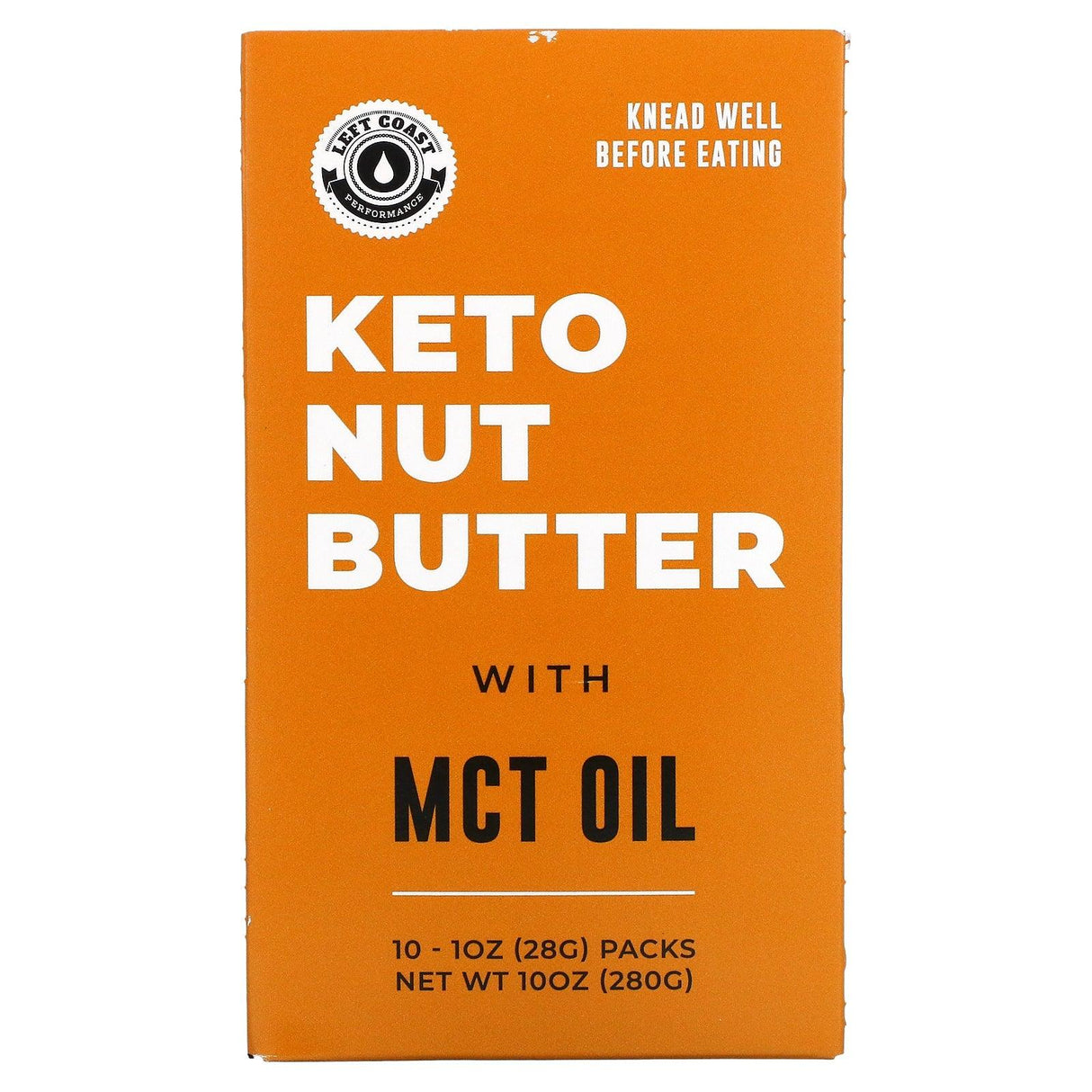 Left Coast Performance, Keto Nut Butter with MCT Oil, 10 Packets, 1 oz (28 g) Each - Supply Center USA