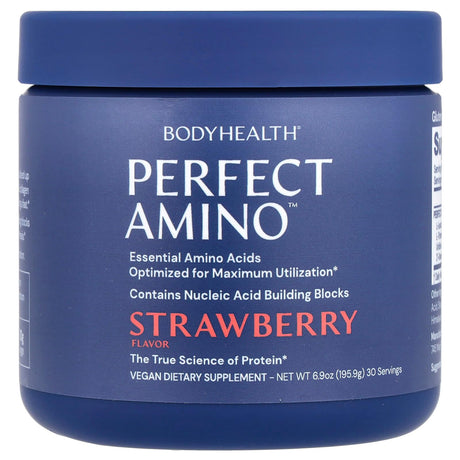 BodyHealth, Perfect Amino™, Strawberry, 6.9 oz (195.9 g) - Supply Center USA