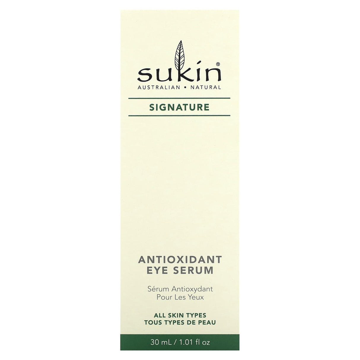 Sukin, Signature, Antioxidant Eye Serum, 1.01 fl oz (30 ml) - Supply Center USA