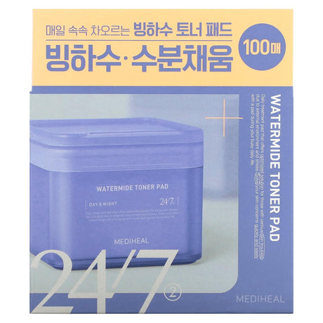 Mediheal, Watermide Toner Pad, 100 Pads, 5.74 fl oz (170 ml) - Supply Center USA