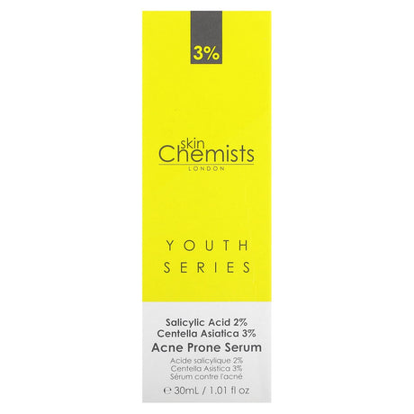 Skin Chemists, Youth Series, Acne Prone Serum, 1.01 fl oz (30 ml) - Supply Center USA