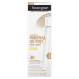 Neutrogena, Purescreen+ Mineral UV Tint Face Liquid with Vitamin E, Medium, SPF 30, 1.1 fl oz (32 ml) - Supply Center USA