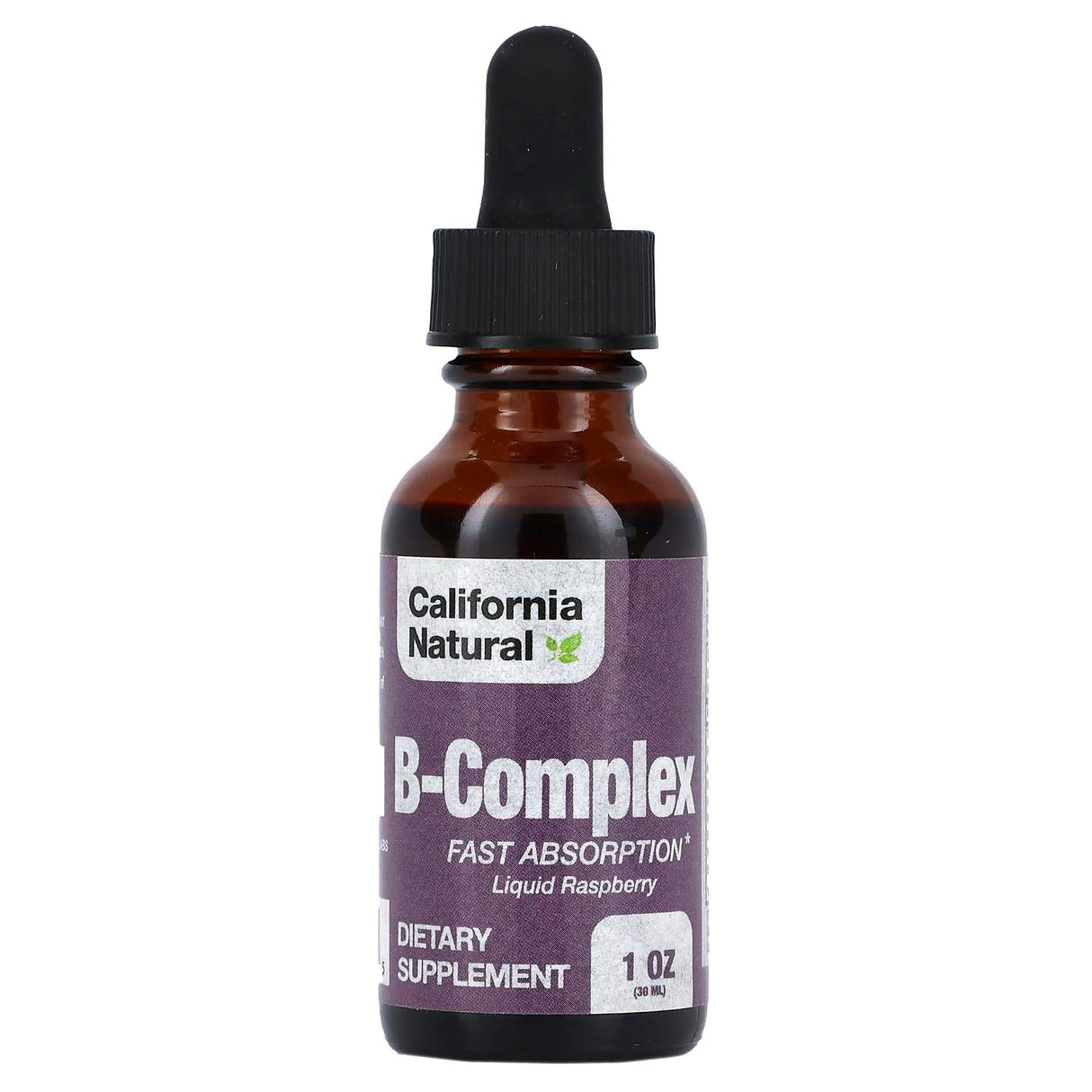 California Natural, B-Complex, Raspberry, 1 oz (30 ml) - Supply Center USA