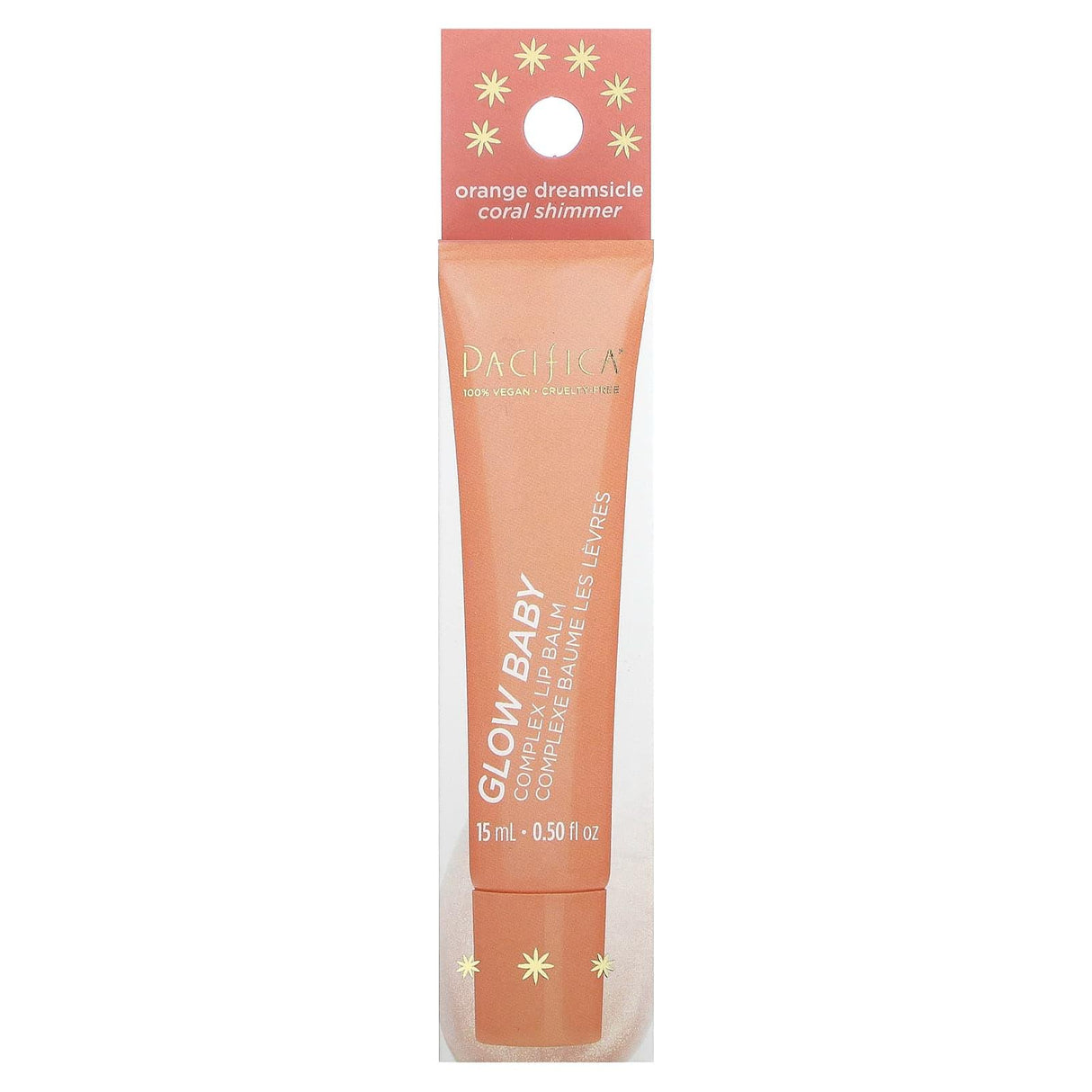 Pacifica, Glow Baby, Complex Lip Balm, Orange Dreamsicle, 0.50 fl oz (15 ml) - Supply Center USA