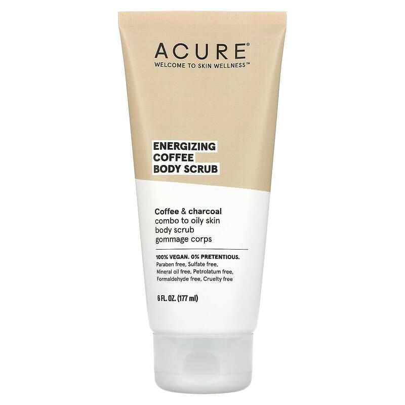 ACURE, Energizing Coffee Body Scrub, 6 fl oz (177 ml) - Supply Center USA