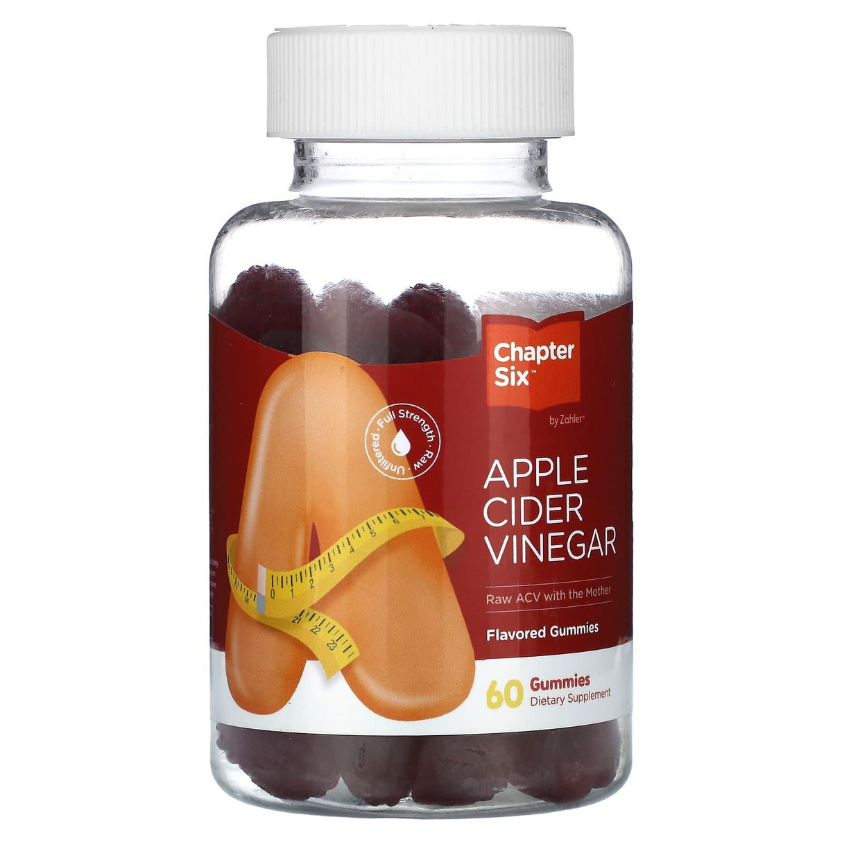 Chapter Six, Apple Cider Vinegar, 60 Gummies - Supply Center USA