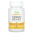 Super Nutrition, Vitamin D3 + K2, 240 Veggie Capsules - Supply Center USA