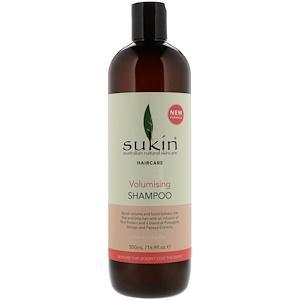 Sukin, Volumising Shampoo, Fine and Limp Hair, 16.9 fl oz (500 ml) - HealthCentralUSA