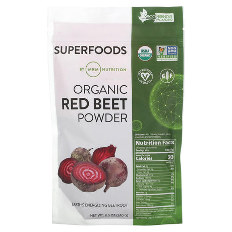 MRM Nutrition, Organic Red Beet Powder, 8.5 oz (240 g) - Supply Center USA