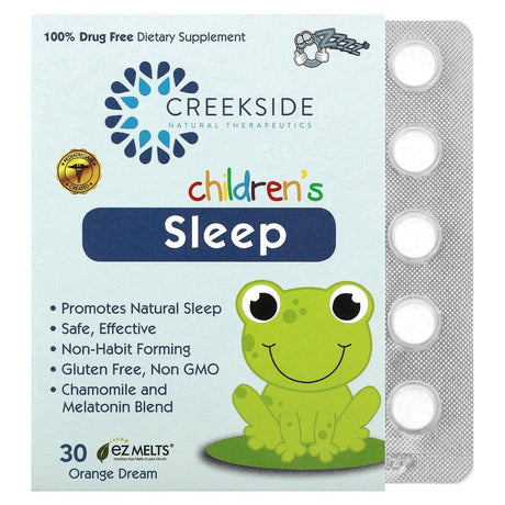 Creekside Natural Therapeutics, Children's Sleep, Orange Dream, 30 EZ Melts - Supply Center USA