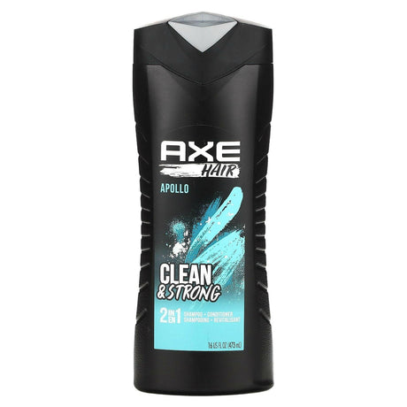 Axe, Hair, Apollo, 2 In 1 Shampoo + Conditioner, 16 fl oz (473 ml) - Supply Center USA