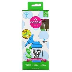 Dapple Baby, Clinical, Plant-Based Breast Pump Cleaner, Fragrance Free, 8 fl oz (237 ml) - Supply Center USA