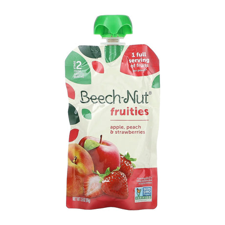 Beech-Nut, Fruities, 6+ Months, Variety Pack, 9 Pouches, 3.5 oz (99 g) Each - Supply Center USA