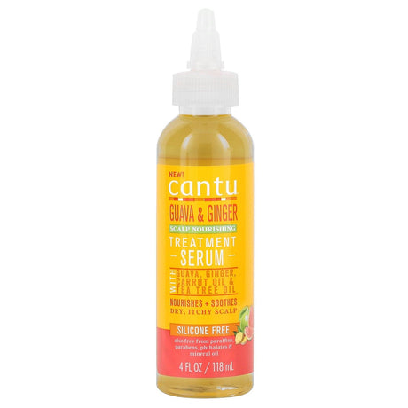 Cantu, Guava & Ginger, Scalp Nourishing Treatment Serum, 4 fl oz (118 ml) - Supply Center USA