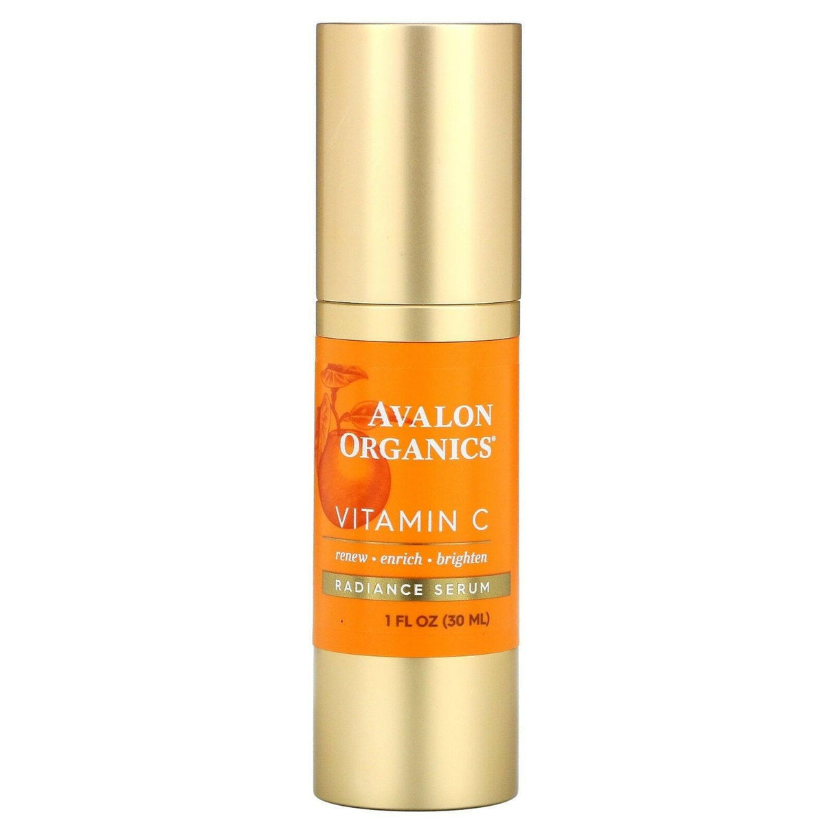 Avalon Organics, Vitamin C, Radiance Serum , 1 fl oz (30 ml) - Supply Center USA