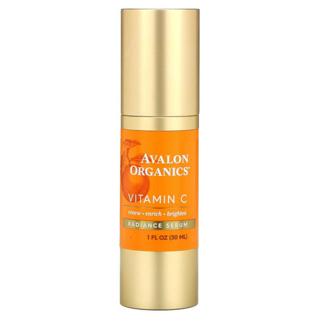 Avalon Organics, Vitamin C, Radiance Serum , 1 fl oz (30 ml) - Supply Center USA