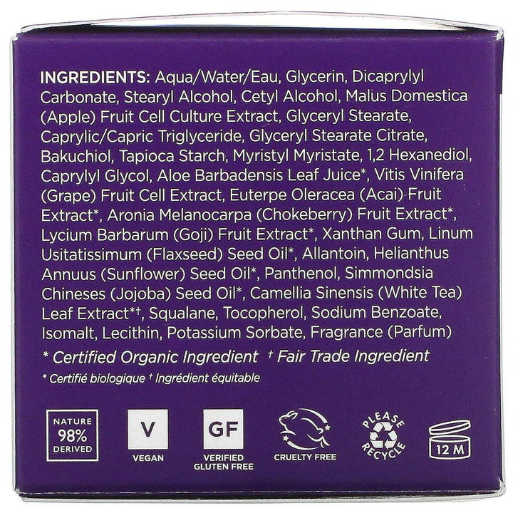 Andalou Naturals, Rejuvenating Cream, Plant-Based Retinol Alternative, Age Defying, 1.7 oz (50 g) - HealthCentralUSA