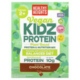 Healthy Heights, Vegan Kidz Protein, For Kids 2+, Chocolate, 10 Single Serve Packets, 0.92 oz (26 g) Each - Supply Center USA