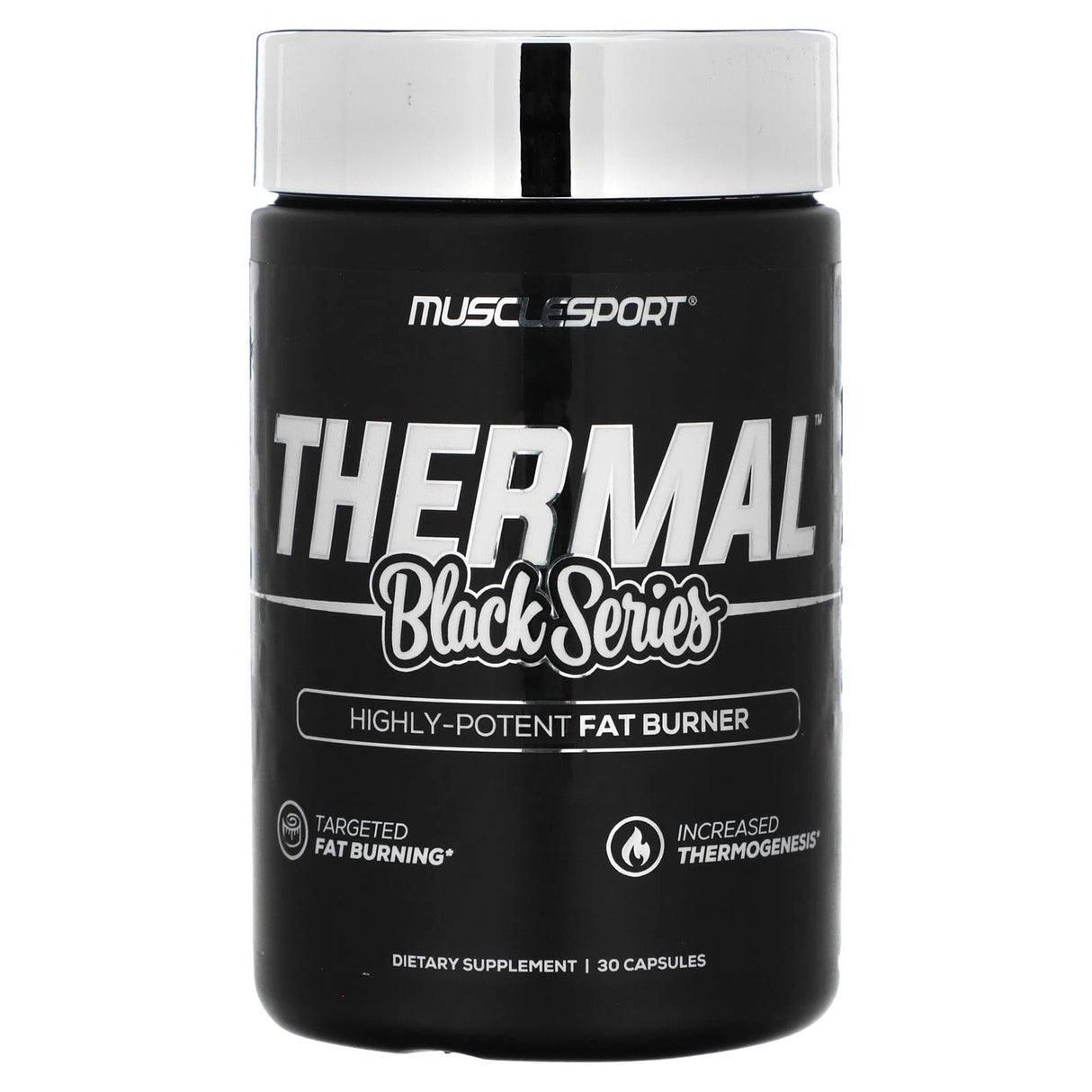 MuscleSport, Black Series, Thermal, 30 Capsules - Supply Center USA