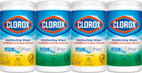 Clorox Disinfecting Wipes Value Pack, Bleach Free Cleaning Wipes, 75 Count Each, Pack of 4