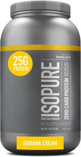 Isopure Creamy Vanilla Whey Isolate Protein Powder with Vitamin C & Zinc for Immune Support, 25G Protein, Zero Carb & Keto Friendly, 15 Servings, 1 Pound (Packaging May Vary)