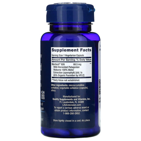 Life Extension, Optimized Fucoidan with Maritech 926, 60 Vegetarian Capsules - Supply Center USA