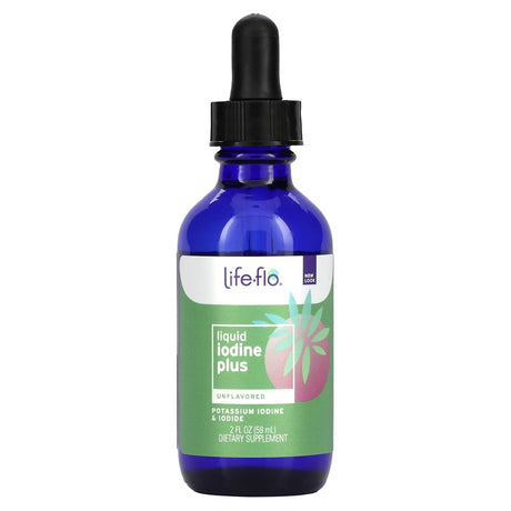 Life-flo, Liquid Iodine Plus, Natural Orange, 2 fl oz (59 ml) - Supply Center USA