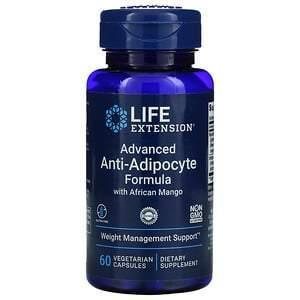 Life Extension, Advanced Anti-Adipocyte Formula with African Mango, 60 Vegetarian Capsules - Supply Center USA