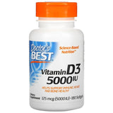 Doctor's Best, Vitamin D3, 125 mcg (5,000 IU), 180 Softgels - Supply Center USA