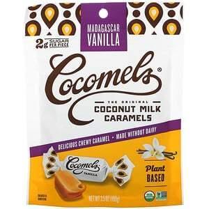 Cocomels, Coconut Milk Caramels, Madagascar Vanilla, 3.5 oz (100 g) - Supply Center USA