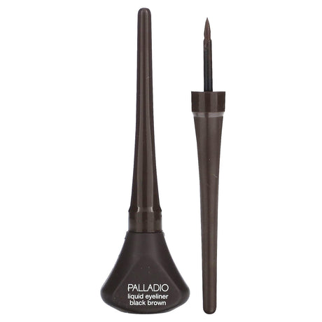 Palladio, Liquid Eyeliner, Black Brown ELLS261, 0.13 fl oz (3.8 ml) - Supply Center USA