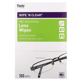 Flents, Wipe 'N Clear, Pre-Moistened Lens Wipes, 100 Wipes - Supply Center USA