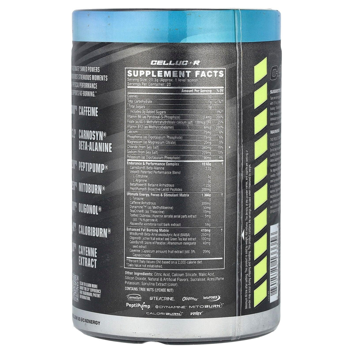 Cellucor, C4 Ultimate Shred, Pre-Workout, Frozen Bombsicle, 14.3 oz (406 g) - Supply Center USA