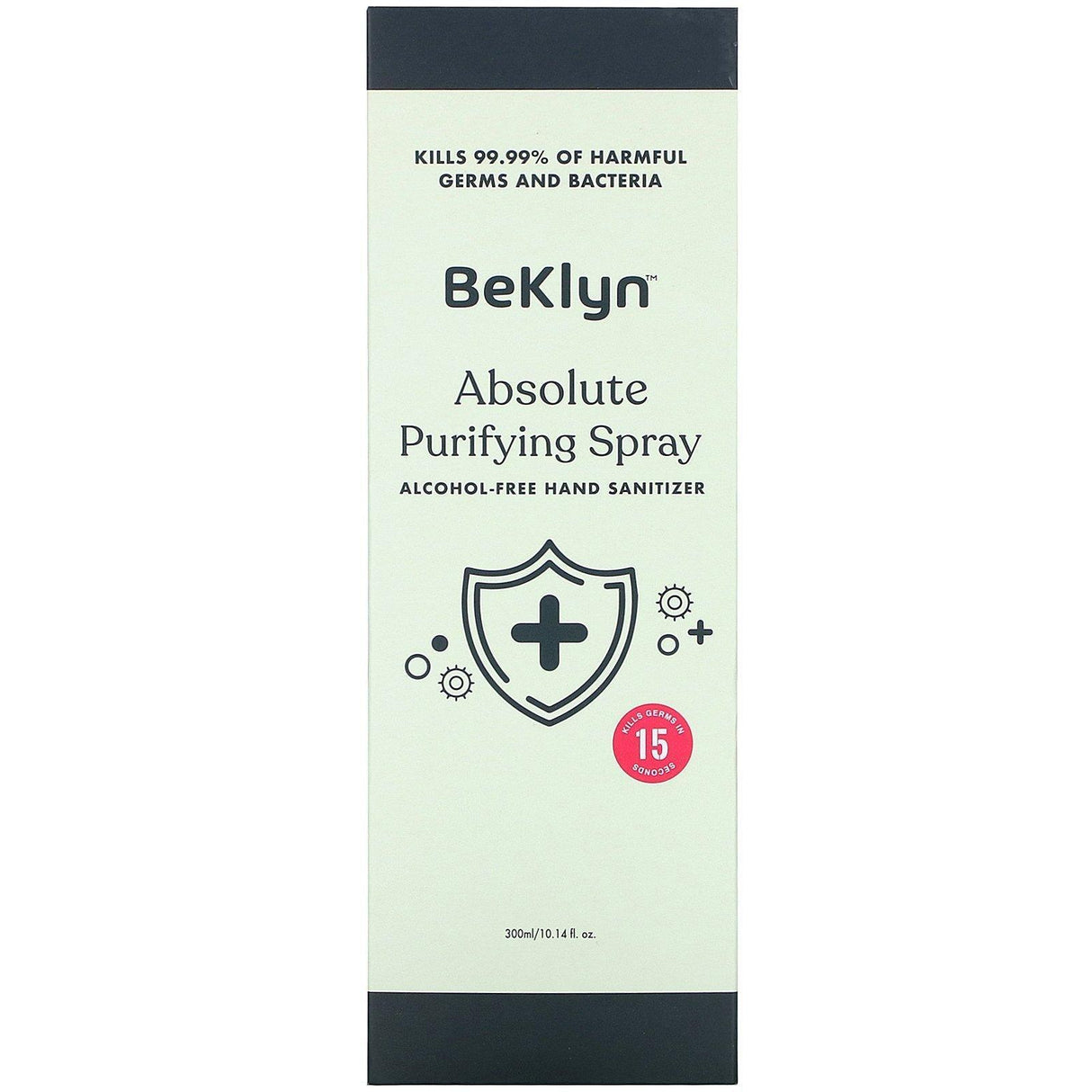 BeKLYN, Absolute Purifying Spray, Alcohol-Free Hand Sanitizer, 10.14 fl oz (300 ml) - Supply Center USA