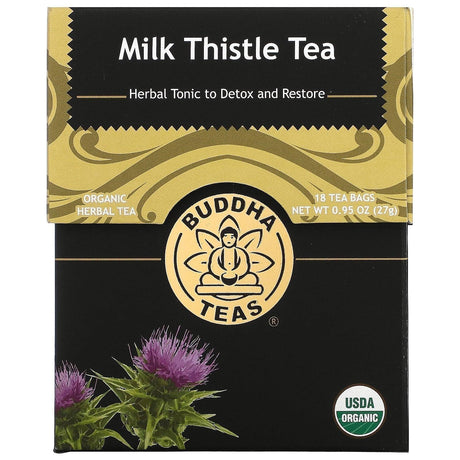 Buddha Teas, Organic Herbal Tea, Hibiscus Flower, 18 Tea Bags, 0.95 oz (27 g) - Supply Center USA