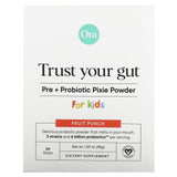 Ora, Trust Your Gut, Pre + Probiotic Pixie Powder, For Kids, Fruit Punch, 6 Billion, 30 Sticks, 0.05 oz (1.5 g) Each - Supply Center USA