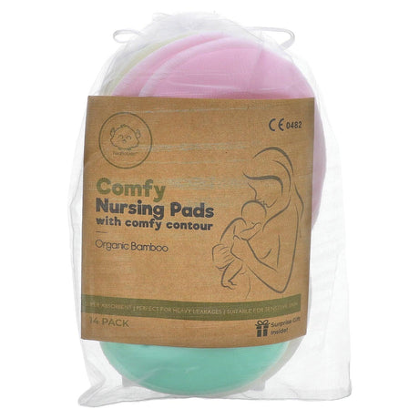 KeaBabies, Comfy Nursing Pads, Pastel Touch, 14 Pack - Supply Center USA