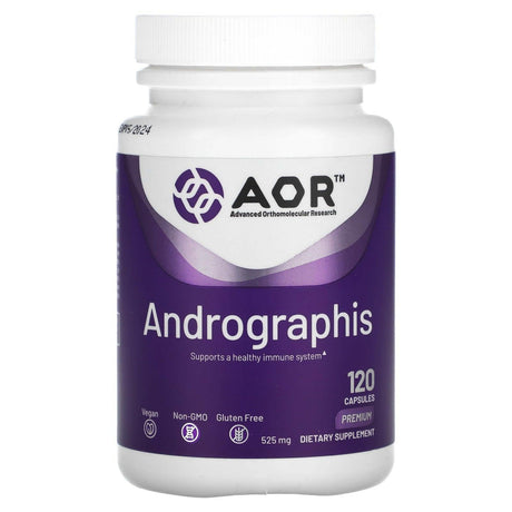 Advanced Orthomolecular Research AOR, Andrographis, 120 Capsules - Supply Center USA