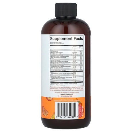 MaryRuth's, Liquid Morning Multivitamin + Hair Growth, Peach Mango, 15.22 fl oz (450 ml) - Supply Center USA