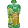 Plum Organics, Organic Baby Food, Stage 2, Pear, Spinach & Pea, 4 oz (113 g) - Supply Center USA