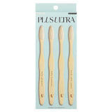 Plus Ultra, Bamboo Toothbrushes, Adult, Soft, 4 Pack - Supply Center USA