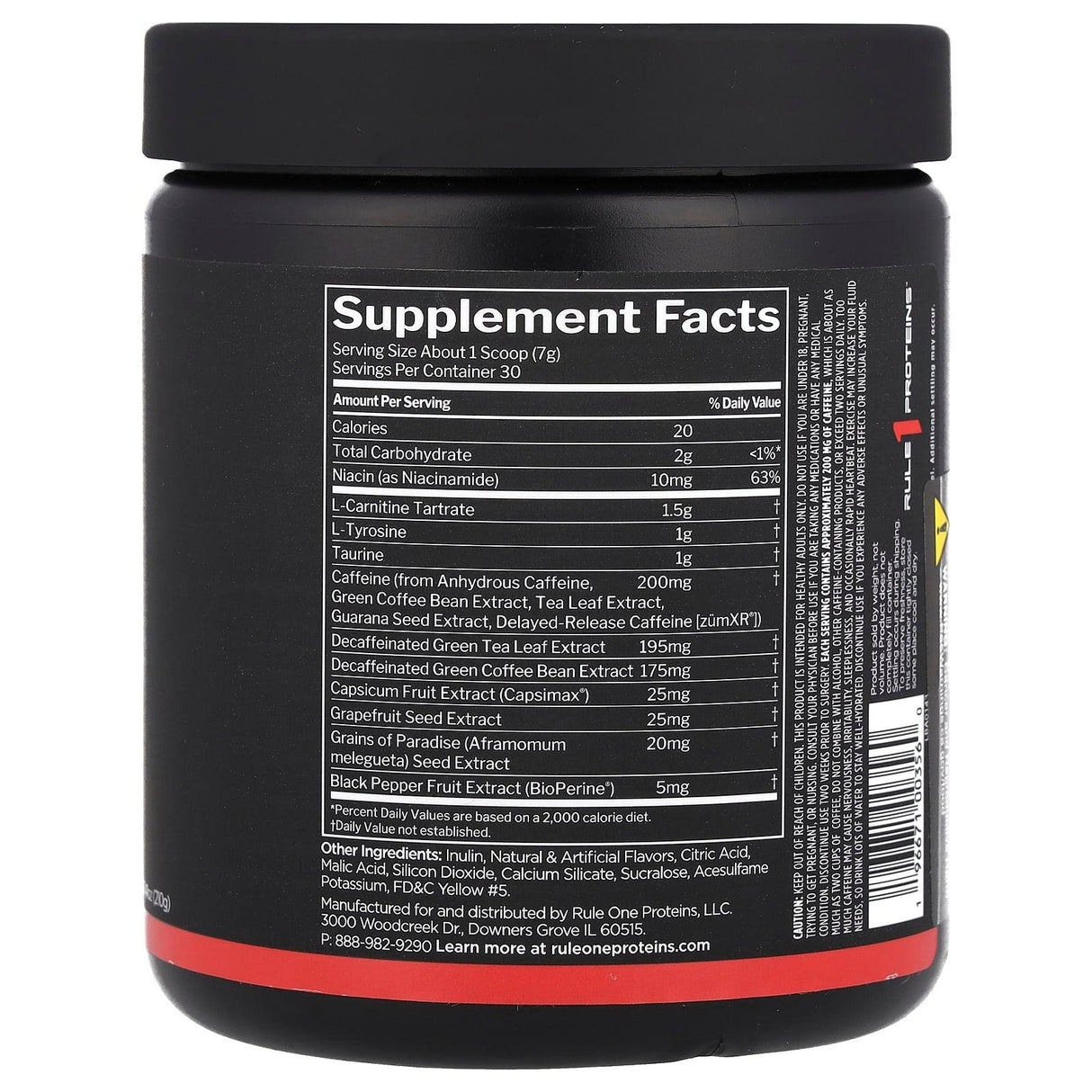 Rule One Proteins, Burn™, Thermo Weight Management, Peach Mango, 7.41 oz (210 g) - Supply Center USA