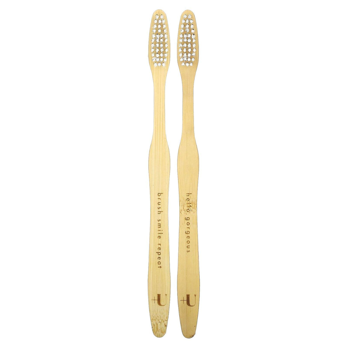 Plus Ultra, Bamboo Toothbrush, Adult, Soft, 2 Pack - Supply Center USA