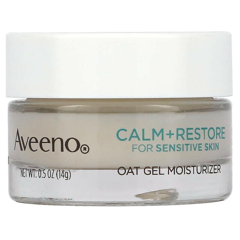 Aveeno, Calm + Restore, Oat Gel Moisturizer, Fragrance Free, 1.7 oz (48 g) - Supply Center USA