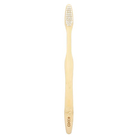 Plus Ultra, Bamboo Toothbrush, +>XO, Adult, Soft, 1 Toothbrush - Supply Center USA