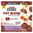 SlimFast, Keto Fat Bomb Snack Cluster, Caramel Nuts & Chocolate, 14 Clusters, 0.7 oz (20 g) Each - Supply Center USA