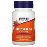 NOW Foods, Methyl B-12, 5000 mcg, 120 Lozenges - Supply Center USA