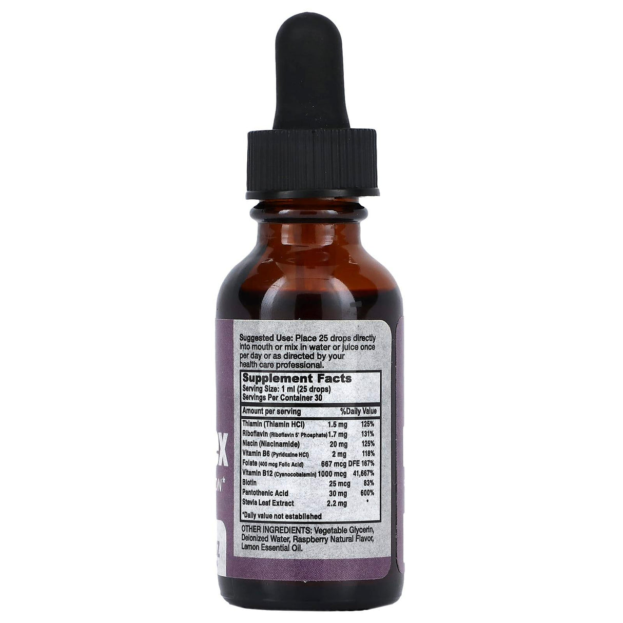 California Natural, B-Complex, Raspberry, 1 oz (30 ml) - Supply Center USA