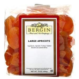 Bergin Fruit and Nut Company, Large Apricots, 16 oz (454 g) - Supply Center USA